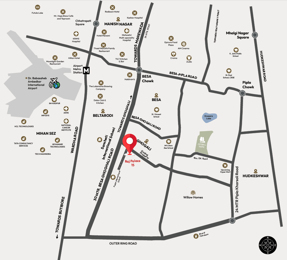 raj palace location
